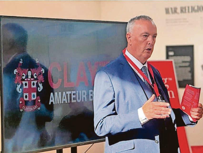 Police commissioner celebrates work of boxing club