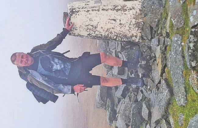 Husband fulfils Pennine pledge in Julie's memory