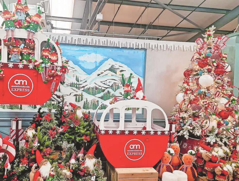 Elf and happiness at festive Mills