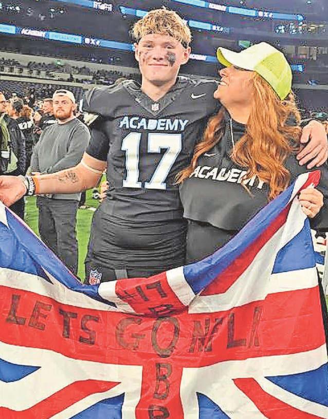 Olympic move for American football teenage star Bobby