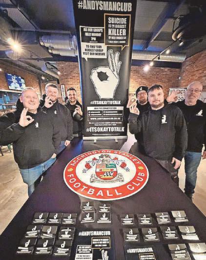Warm Stanley welcome for men's charity