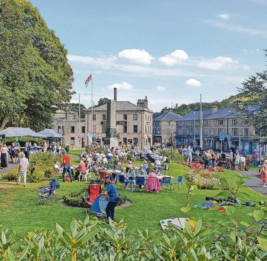 Residents come together to enjoy party in the park