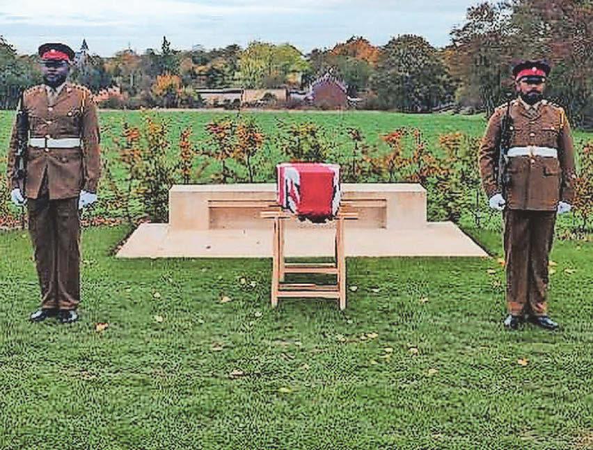 Fallen war hero is laid to rest at last