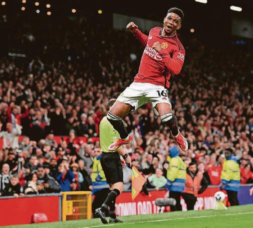 AMAD FOR IT! Winger ahead of schedule in fight for fitness