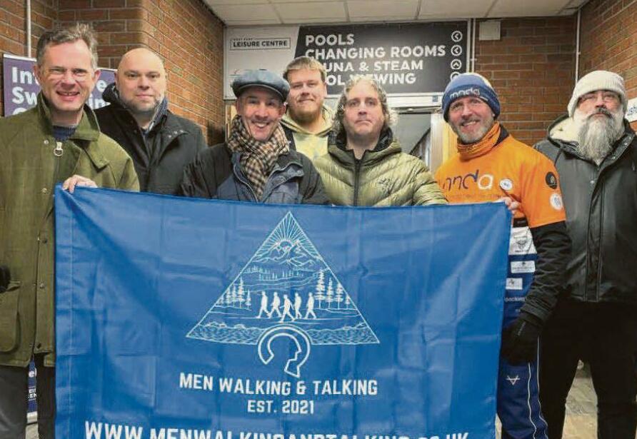 How simply walking and talking is helping men to tackle deadly problem