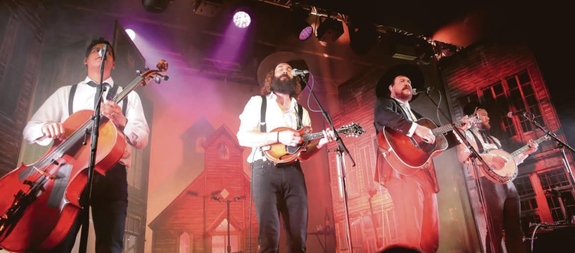 Bluegrass revisited as band ride into town