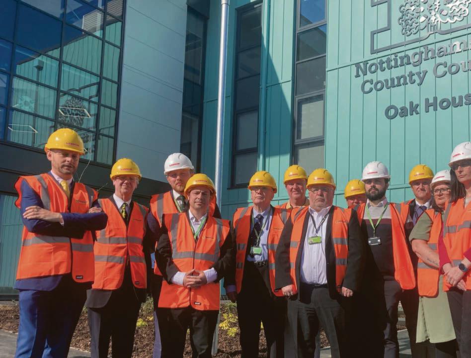 Councillors in hard hats and 'no-go areas' as new HQ hosts first meeting