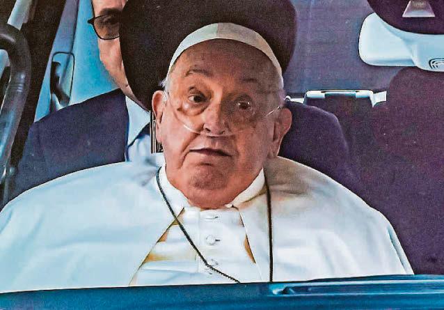 Pope discharged from hospital