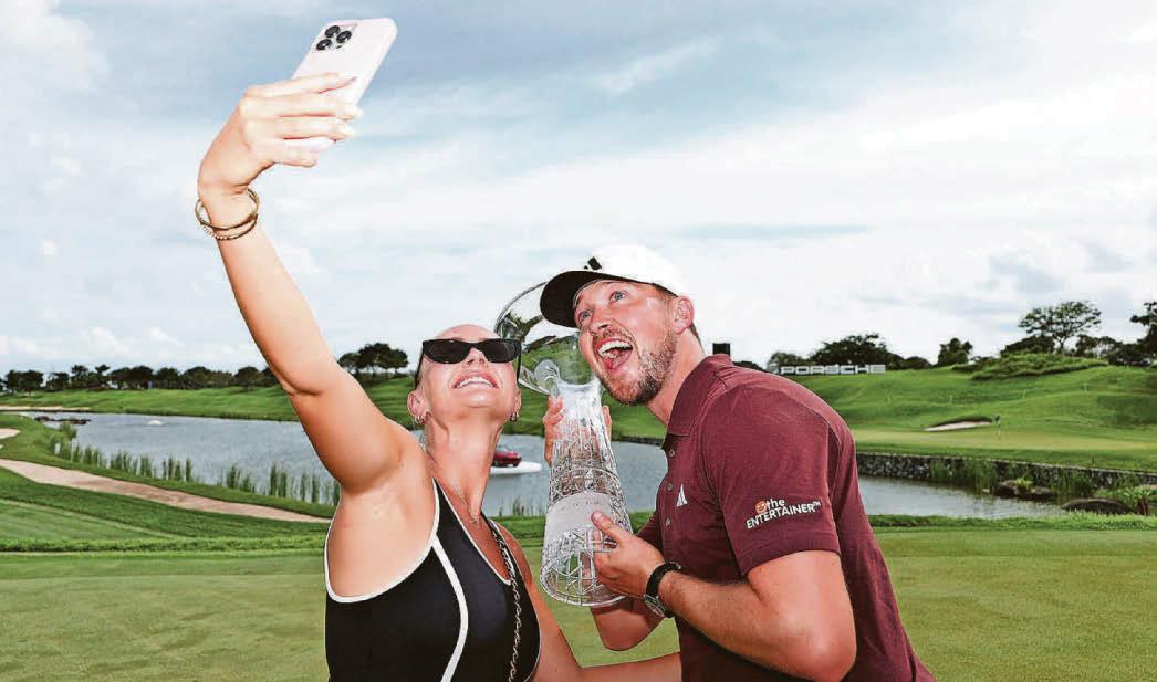 New caddie inspires Mansell's maiden victory