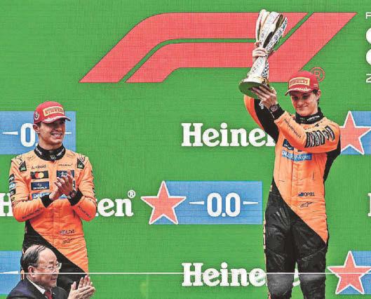 Norris 'nervous' over title scrap with Piastri