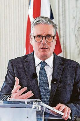 Starmer calls for deadline to stop Putin 'playing games'