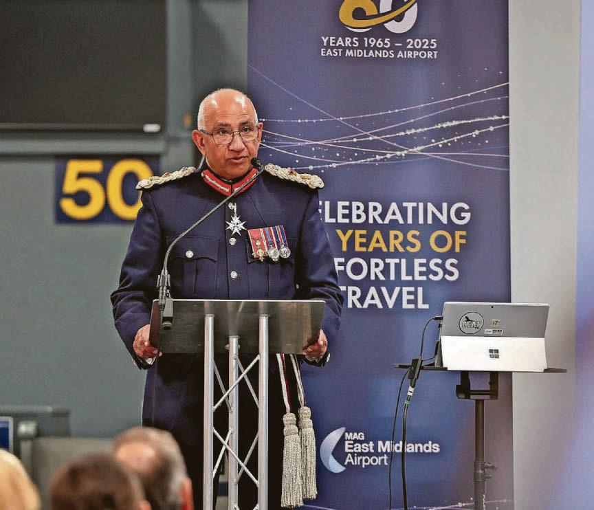 King sends message for airport anniversary