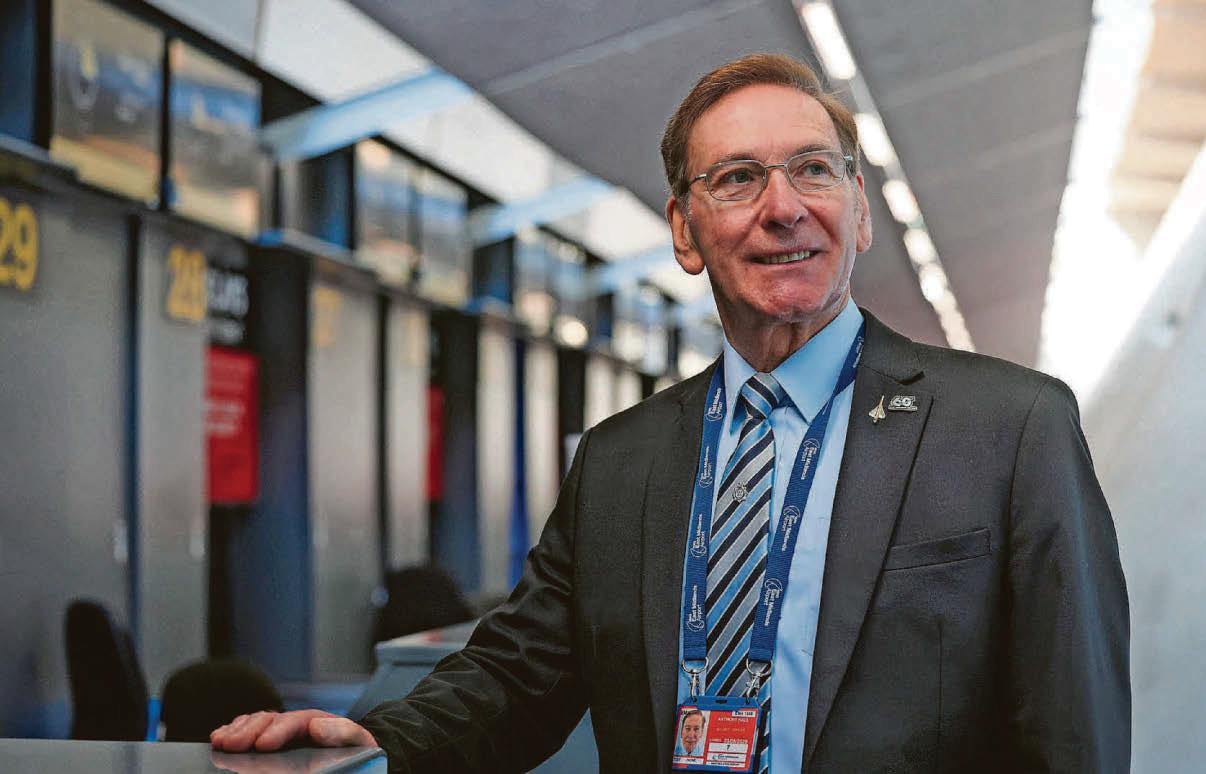 Aviation security officer is still living the high life at 76