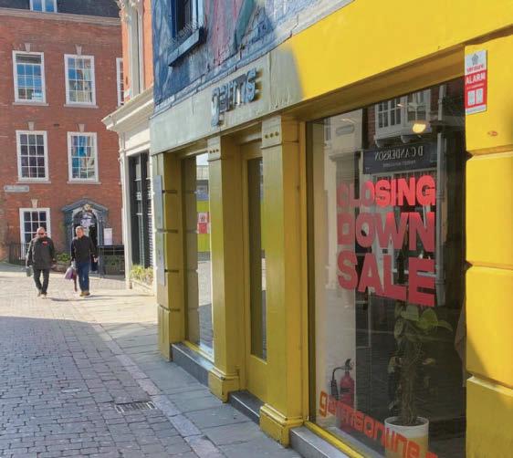 Departures and arrivals for key shopping street