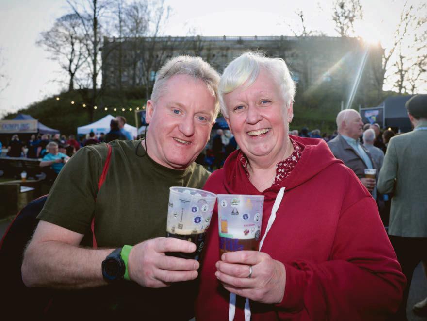 Beer fans lap up local brews at castle festival