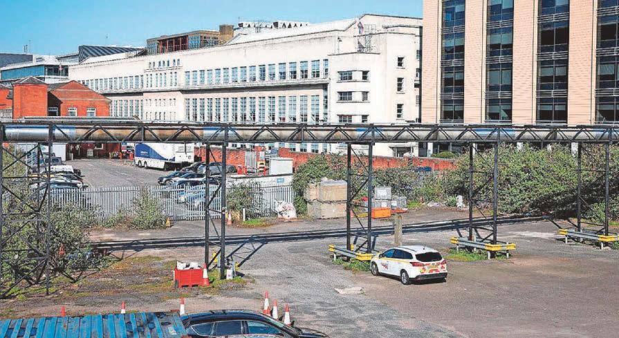 Plan for 200 new homes on vacant land near station