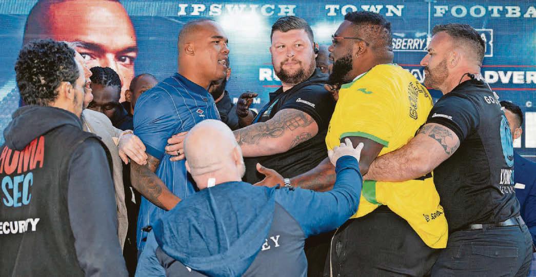 Miller slaps Wardley at tense meet-up