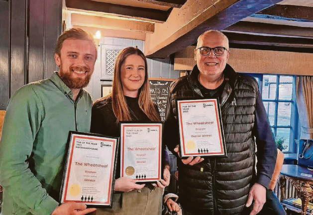 Make mine a double! Pub is named best for ales and cider
