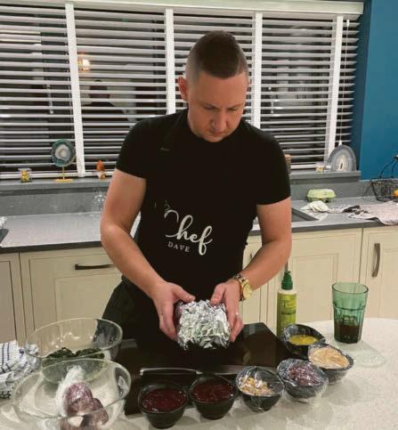 Dinner party chef for hire ...and he'll even do the washing up!