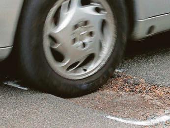Breakdowns caused by potholes up 20%