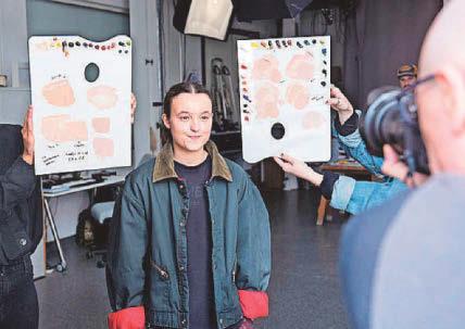 Give me five, Bella tells wax museum visitors