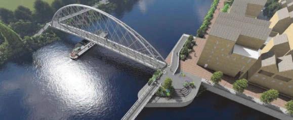 Riverside path to close for a year for construction of new footbridge