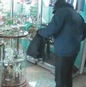 Blood from antique shop gives robber up to police