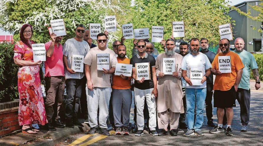 City's Uber drivers plan to strike over 'low' pay