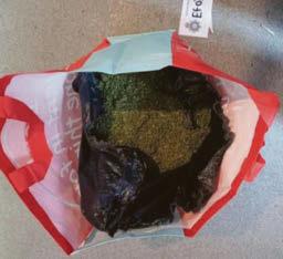 Police find shopping bag of drug in raid