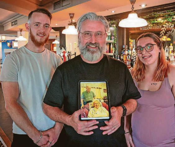 We're running our own pub, thanks to grandad's legacy