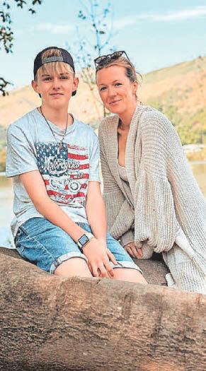 Mum’s marathon effort for medics who saved her son