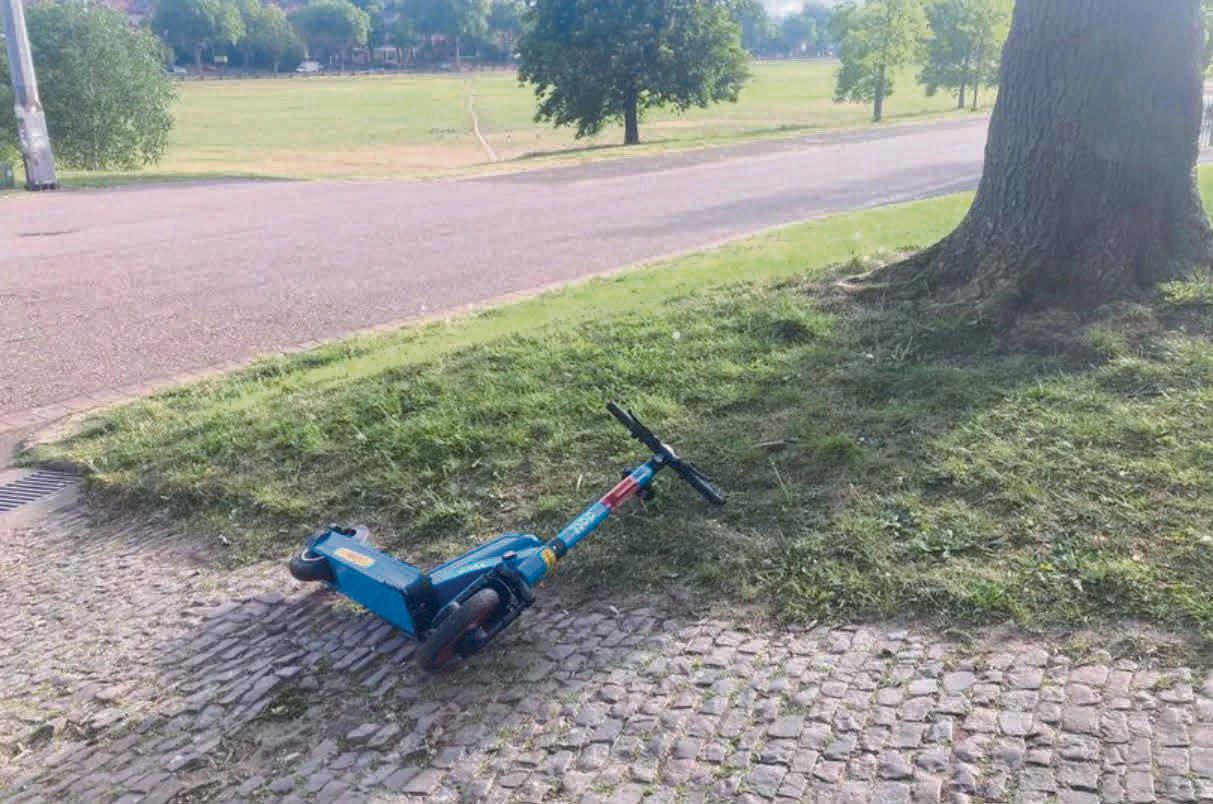 Only lazy riders to blame for dumped bikes and scooters