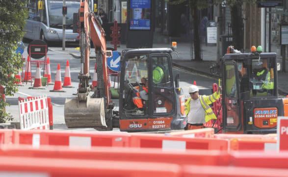 Work on roundabout is entering its final phase
