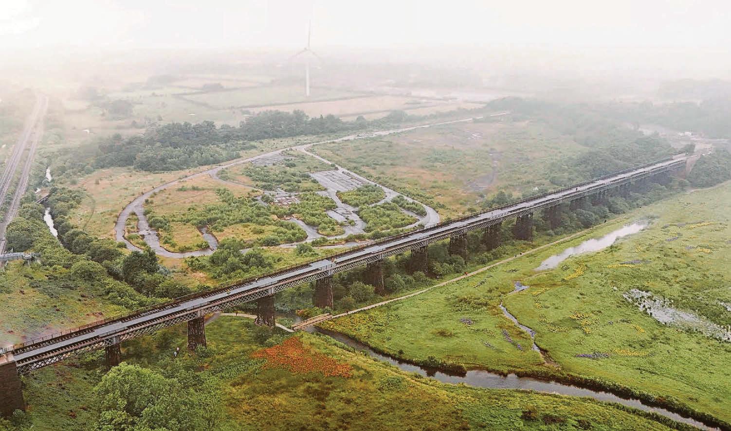 New visitor centre nears completion at huge 'Iron Giant' of the Erewash Valley