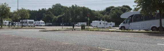 Buses not stopping at city park and ride due to Traveller encampment