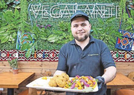 Colourful Aztec decor and competitive menu for city's non-meat eaters