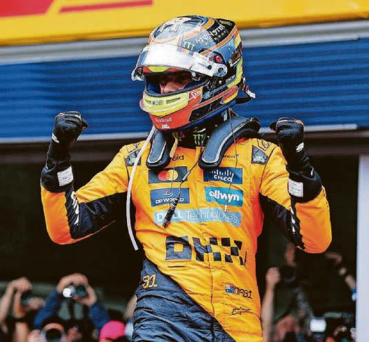 Nothing can rain on Piastri parade