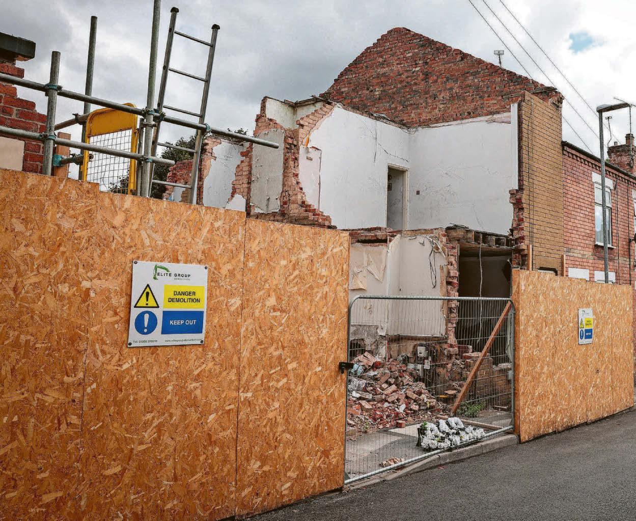 Stark reminder of day tragedy struck street