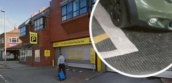 'Ridiculous' £100 charge for parking millimetres over line