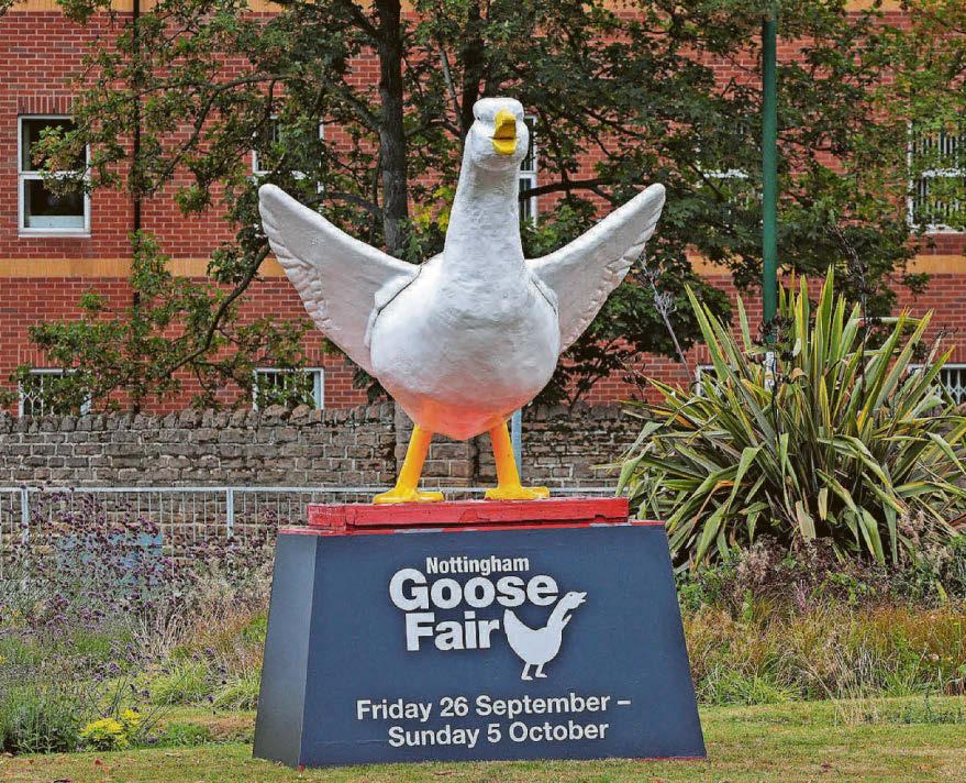 Now Goosey's here, the fair is near