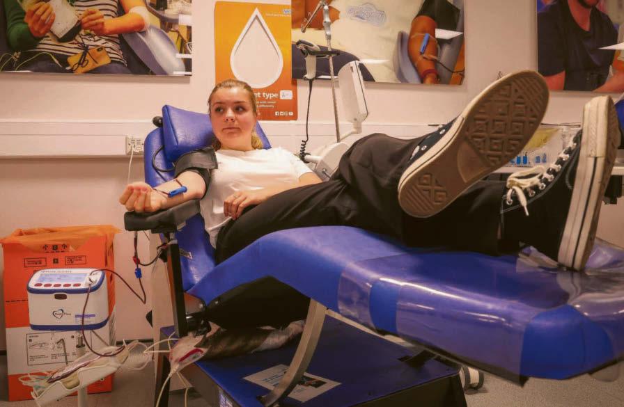 'I've given blood since | was 18 and can't imagine not doing it'