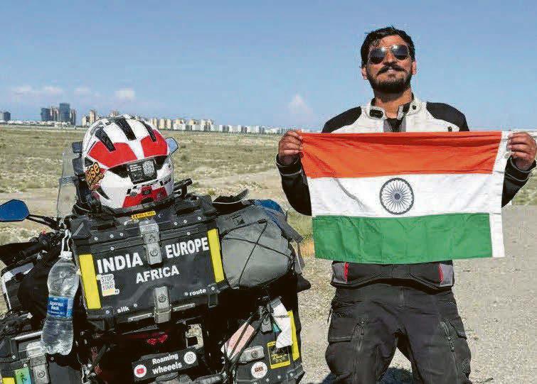 Police can't track down global voyager Yogesh's motorbike