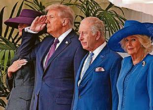 A real royal welcome for US's Trump