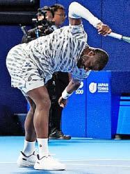 Fran makes a racket