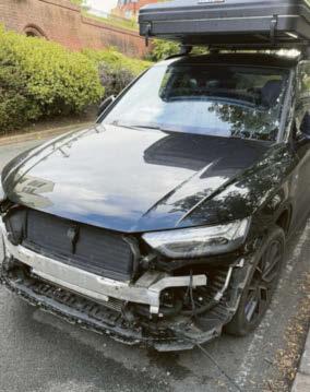 Neighbours with identical cars both have bumpers stolen by parts thieves