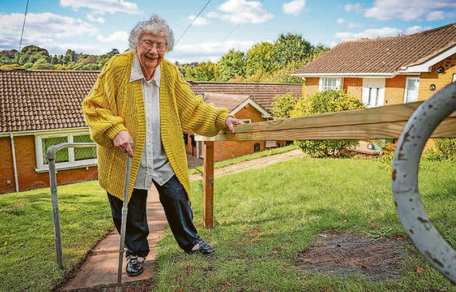 Kindness of strangers means Hilda, 96, can leave her home at last