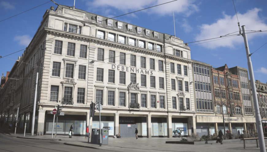 Plans for city Debenhams building delayed
