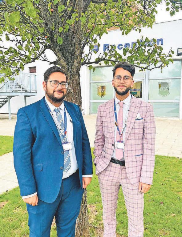 Two brothers go back to school - as teachers