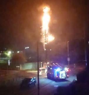 5G mast fire may have been arson, say police
