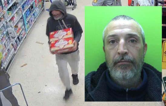 Same Tesco targeted 10 times by thief who stole beer, meat, fizzy pop and sandwiches